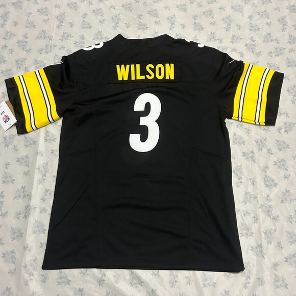 NFL Russell Wilson Pittsburgh Steelers Nike #3 Jersey - Picture 3 of 6